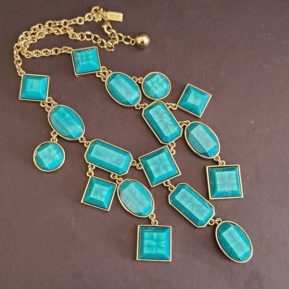 Kate Spade New York Gold-Plated Sardinian Sun Spray Bib Necklace - Picture 2 of 7